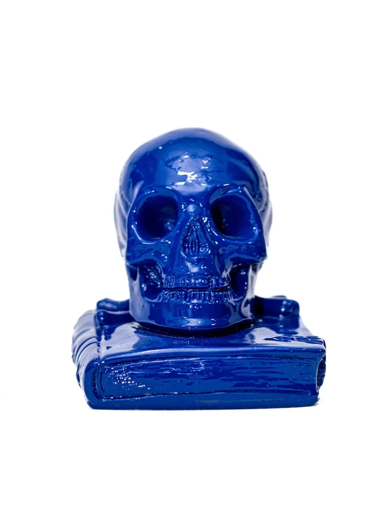 blue skull
